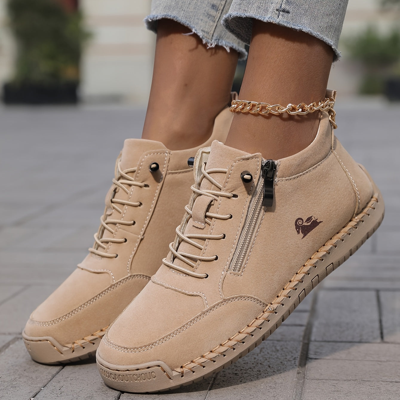 Camila | Zapatillas ortopédicas con cremallera | Confort diario