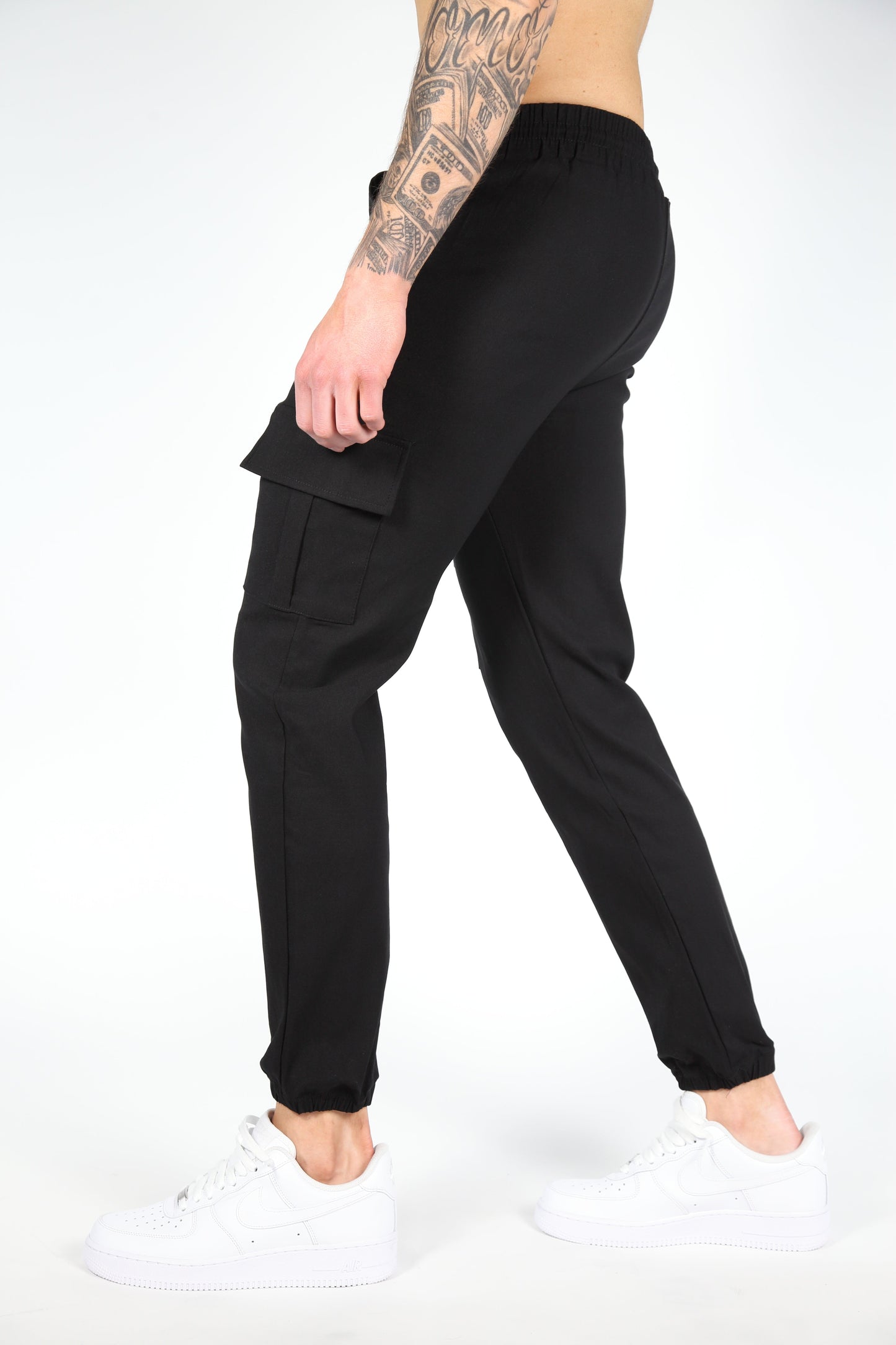 Pantalones Cargo Negro - Isabella Cruz