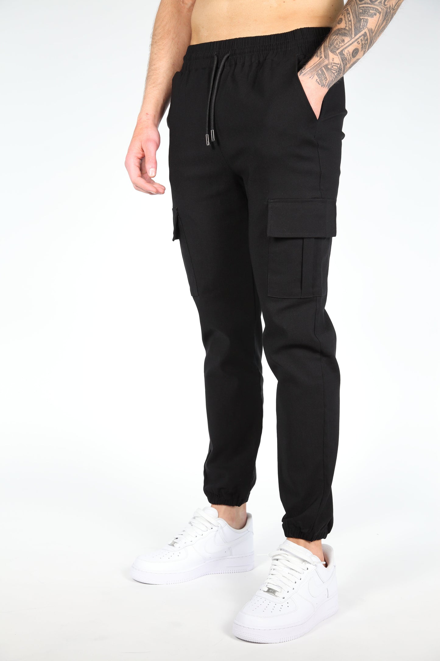 Pantalones Cargo Negro - Isabella Cruz