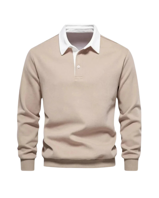 Mauricio | Jersey polo de punto fino | Casual elegante
