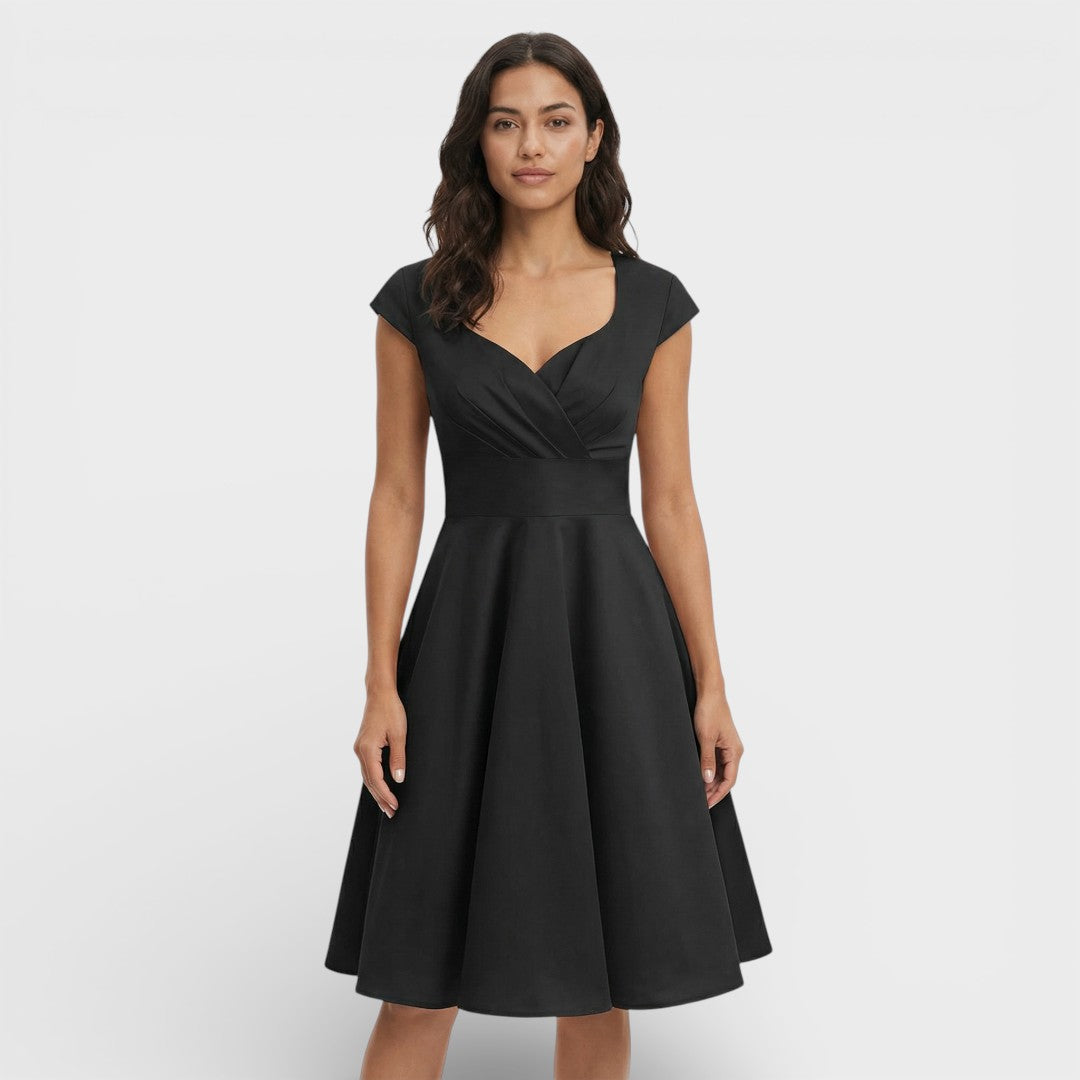 Noelia | Vestido rosa estilo retro | Elegancia femenina