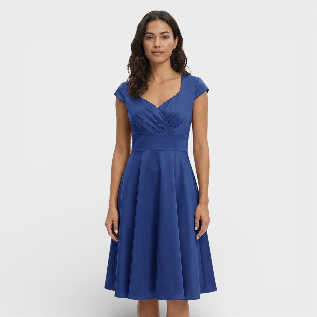 Noelia | Vestido rosa estilo retro | Elegancia femenina