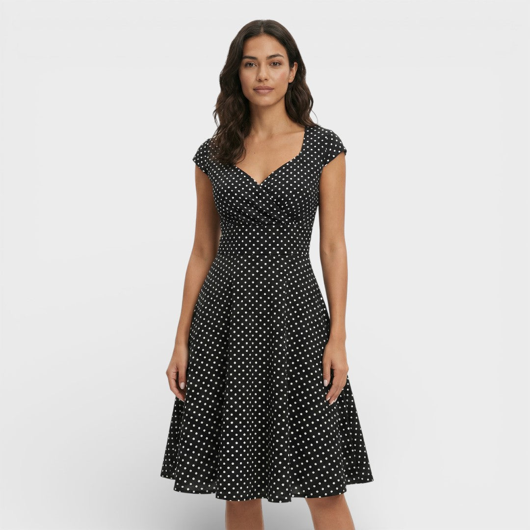 Noelia | Vestido rosa estilo retro | Elegancia femenina