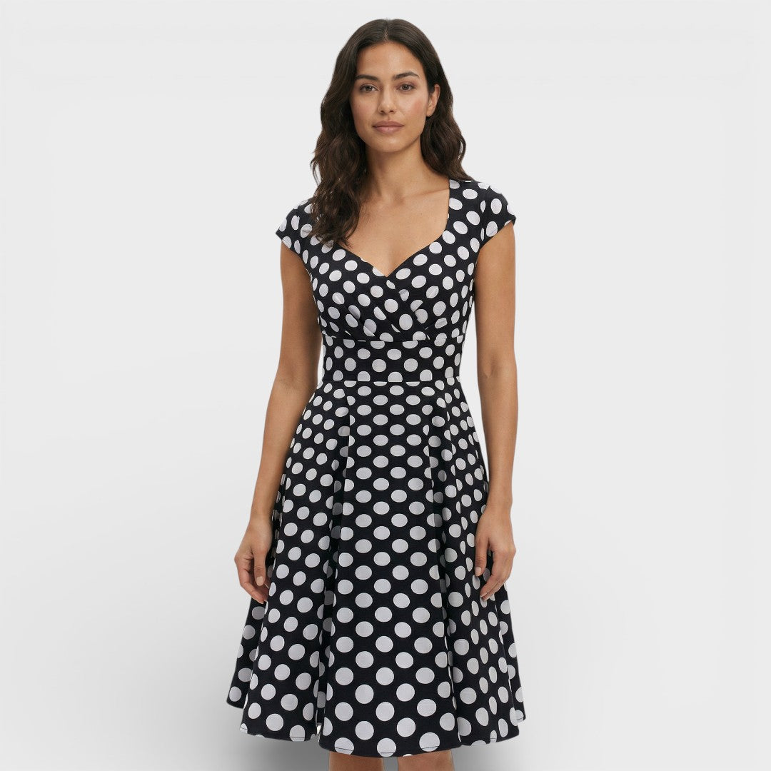 Noelia | Vestido rosa estilo retro | Elegancia femenina