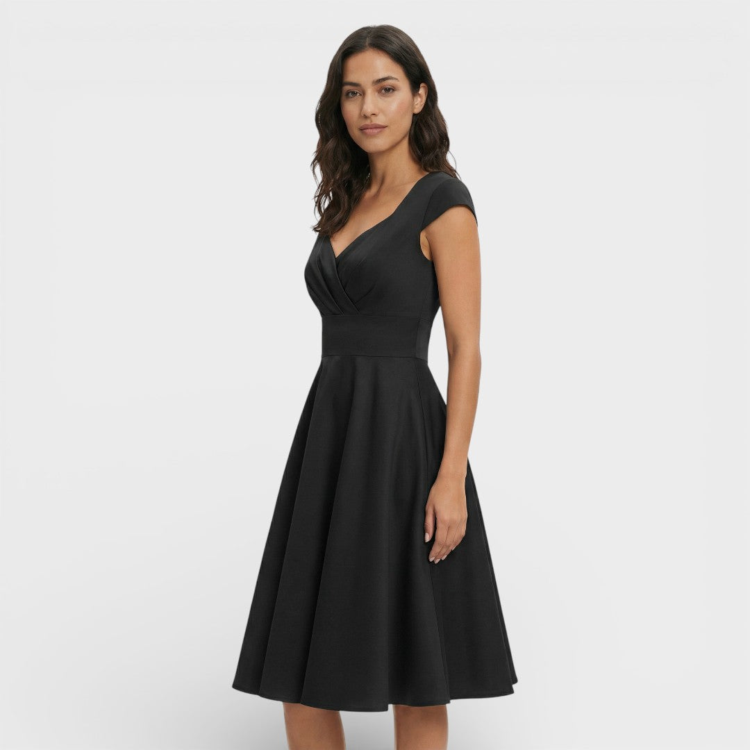 Noelia | Vestido rosa estilo retro | Elegancia femenina