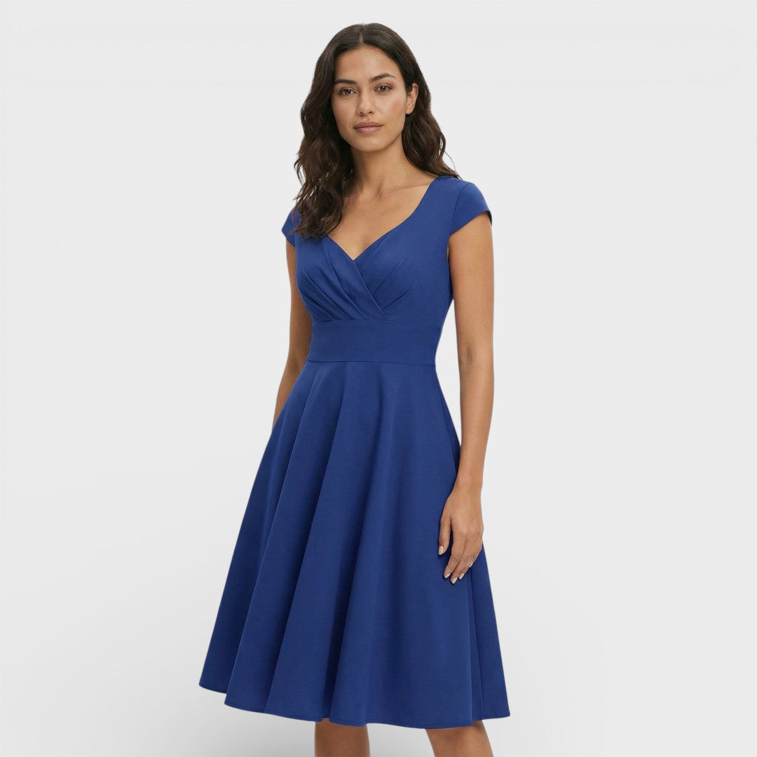 Noelia | Vestido rosa estilo retro | Elegancia femenina