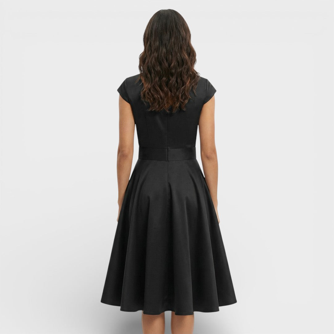 Noelia | Vestido rosa estilo retro | Elegancia femenina