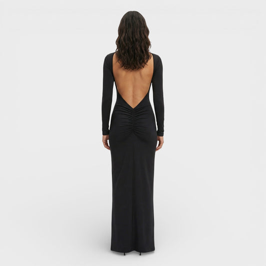 Amalia | Vestido maxi con espalda abierta | Elegancia nocturna