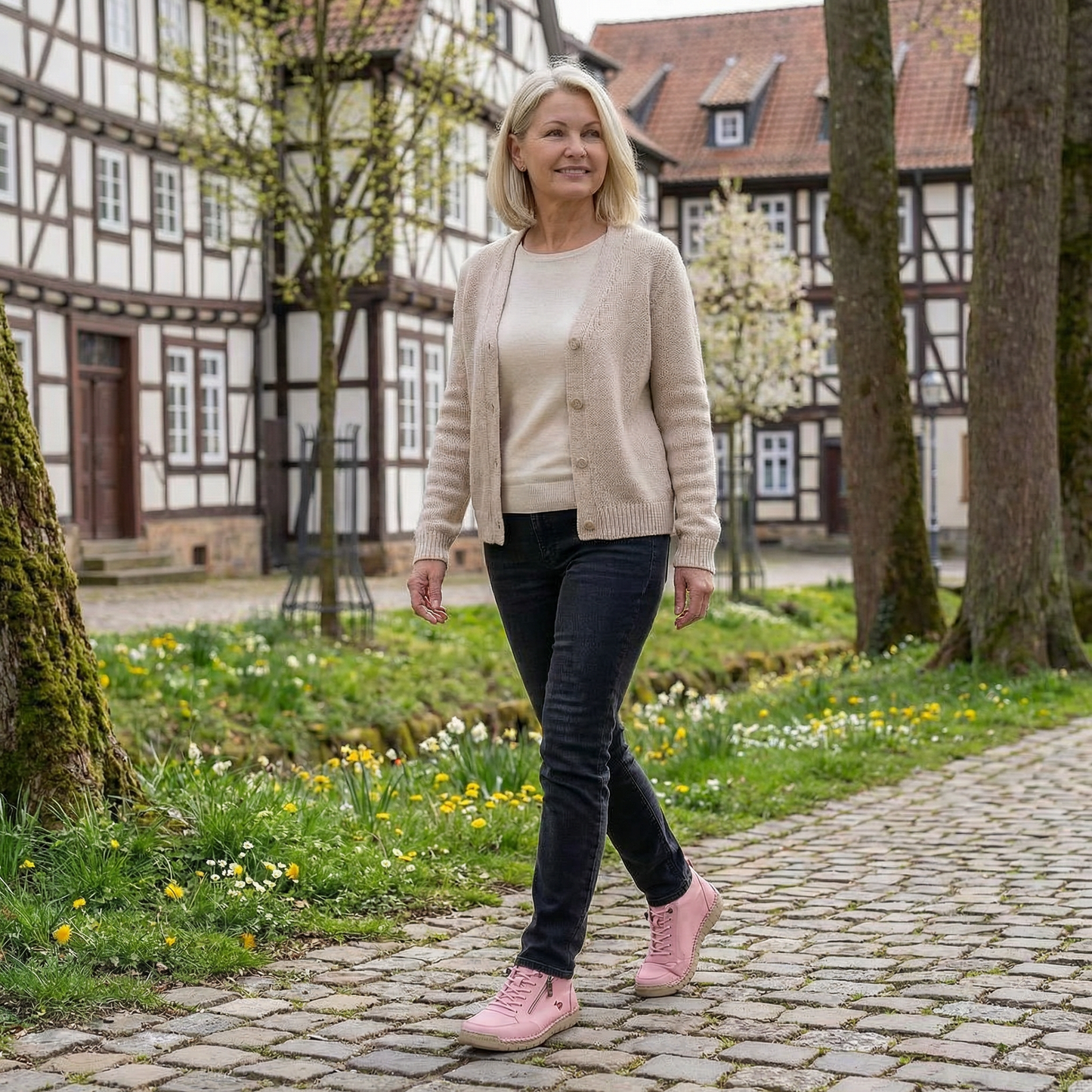 Camila | Zapatillas ortopédicas con cremallera | Confort diario