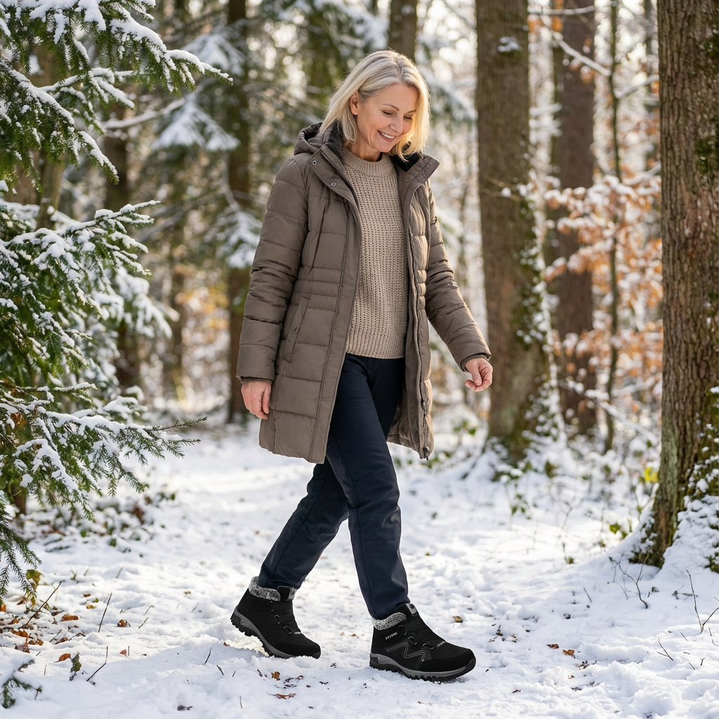 Lucía | Zapatos ortopédicos de invierno cómodos para mujer