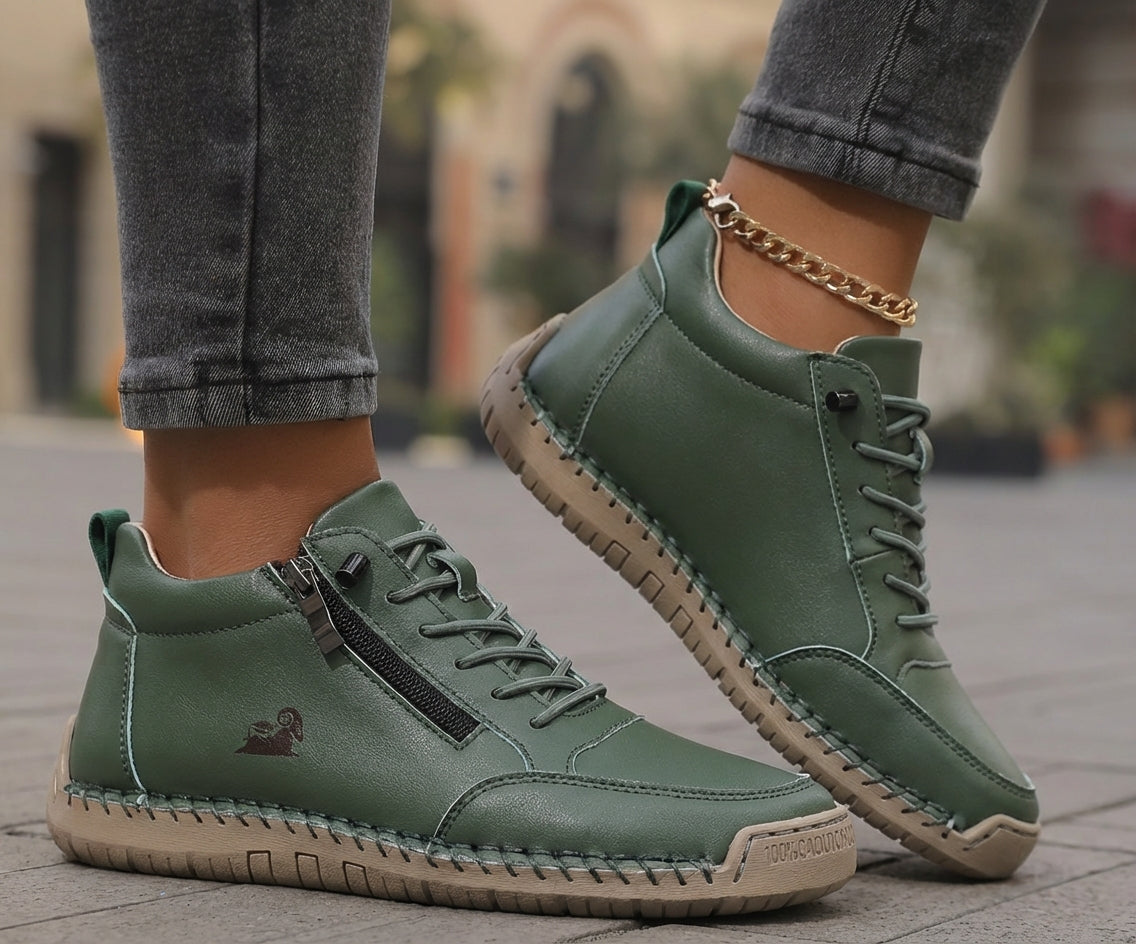 Camila | Zapatillas ortopédicas con cremallera | Confort diario