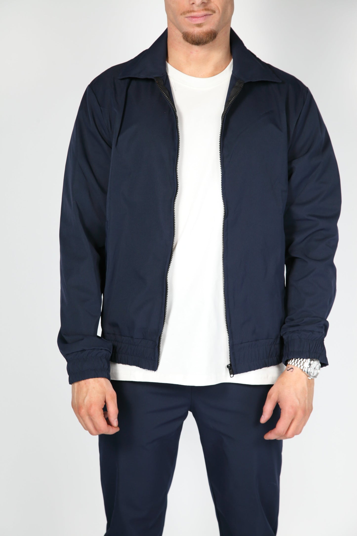 Valentino | Conjunto para hombre con chaqueta bomber y pantalón elástico cómodo | Deportivo