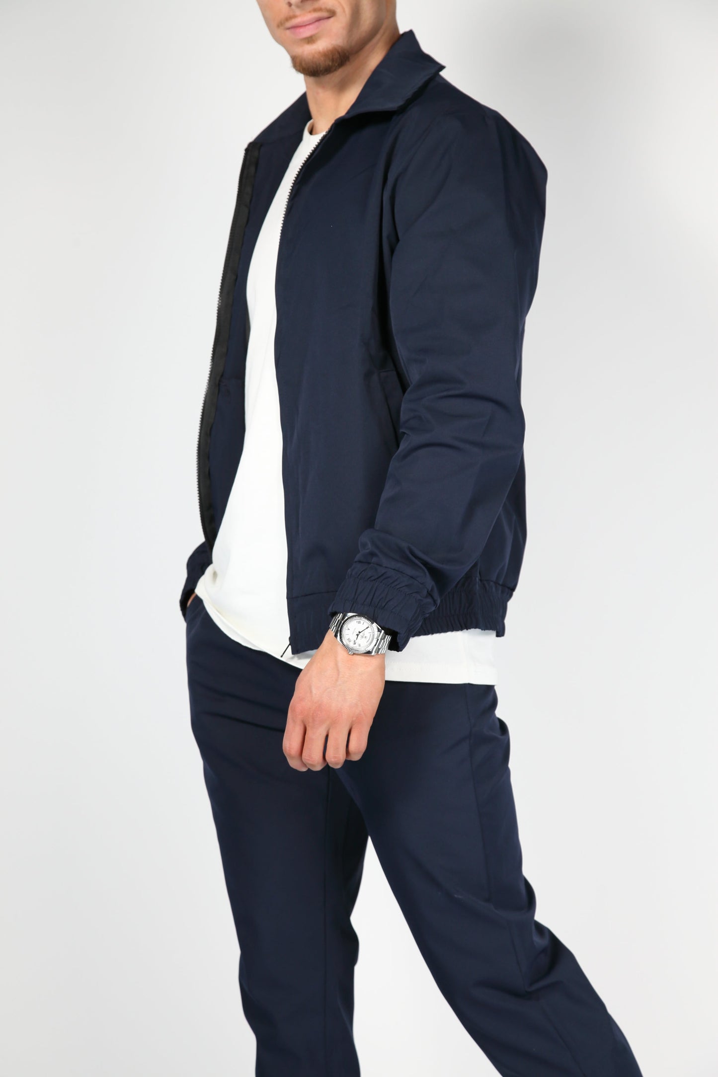 Valentino | Conjunto para hombre con chaqueta bomber y pantalón elástico cómodo | Deportivo